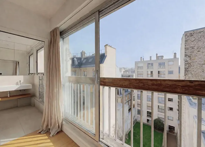 Cocoon With Eiffel Tower View Apartman Párizs